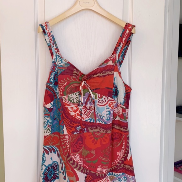 🇫🇷 France colourful maxi dress- size S - Picture 1 of 11